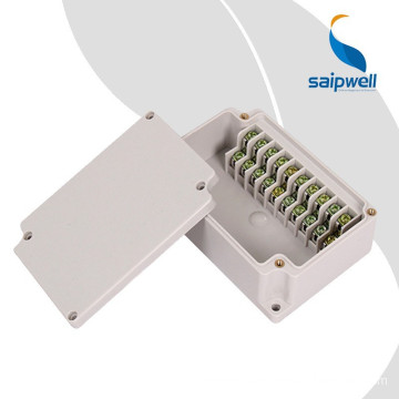 Saip/Saipwell SP-PG-10P 110*75*40mm IP66 terminal box with 10 terminal blocks, Fiber terminal box with ear